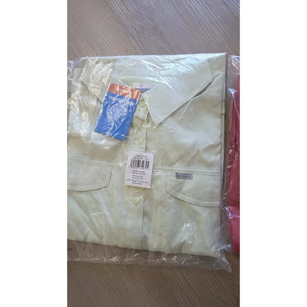 2pc Columbia Men's XXL Fishing Hiking Shirt